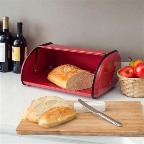 home it stainless steel bread box|homemade bread storage container.